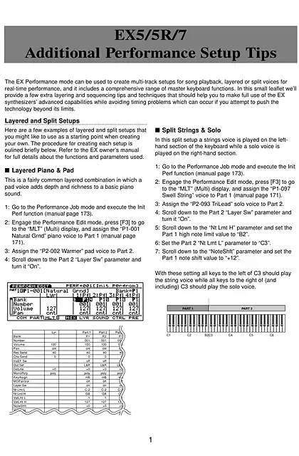 yamaha雅马哈EX5_5R_7 Additional Performance Setup Tips